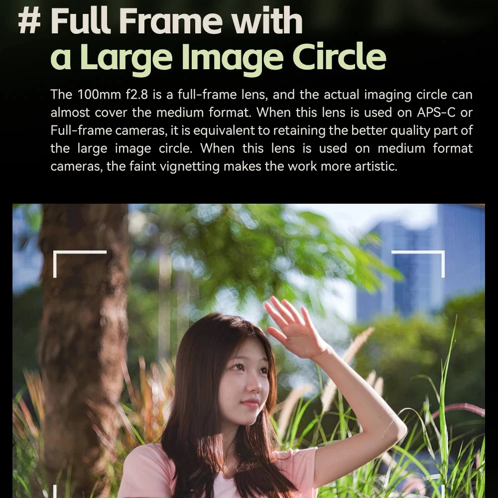TTArtisan 100mm F2.8 풀프레임 비눗방울 보케 카메라 렌즈 망원 프라임 렌즈 (라이카M 및 M42 마운트용)