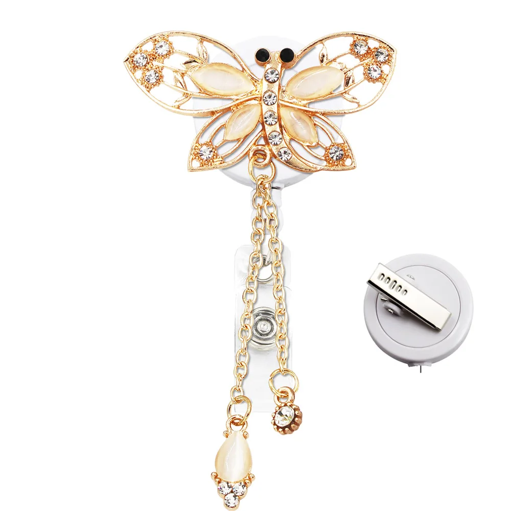 Ciondoli Per Id Medico Portadocumenti Retrattile Badge Reel Clip Tarjetero Porta Accessori Per Ufficio Retrattili Creativi
