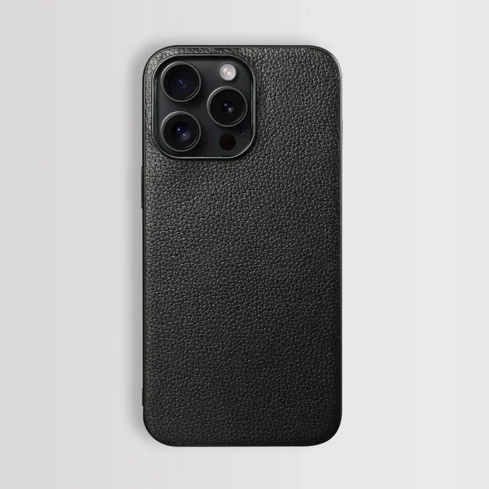 Luxury Genuine Leather Vintage Aesthetic Phone Case Cover