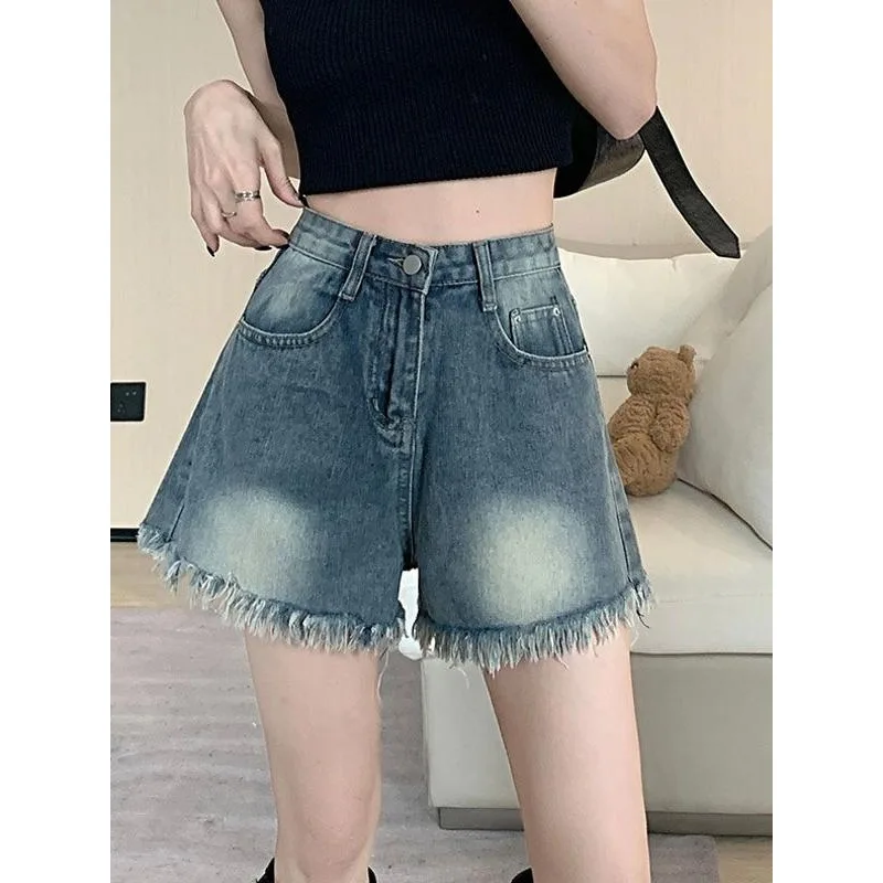 Denim Shorts Side Detail