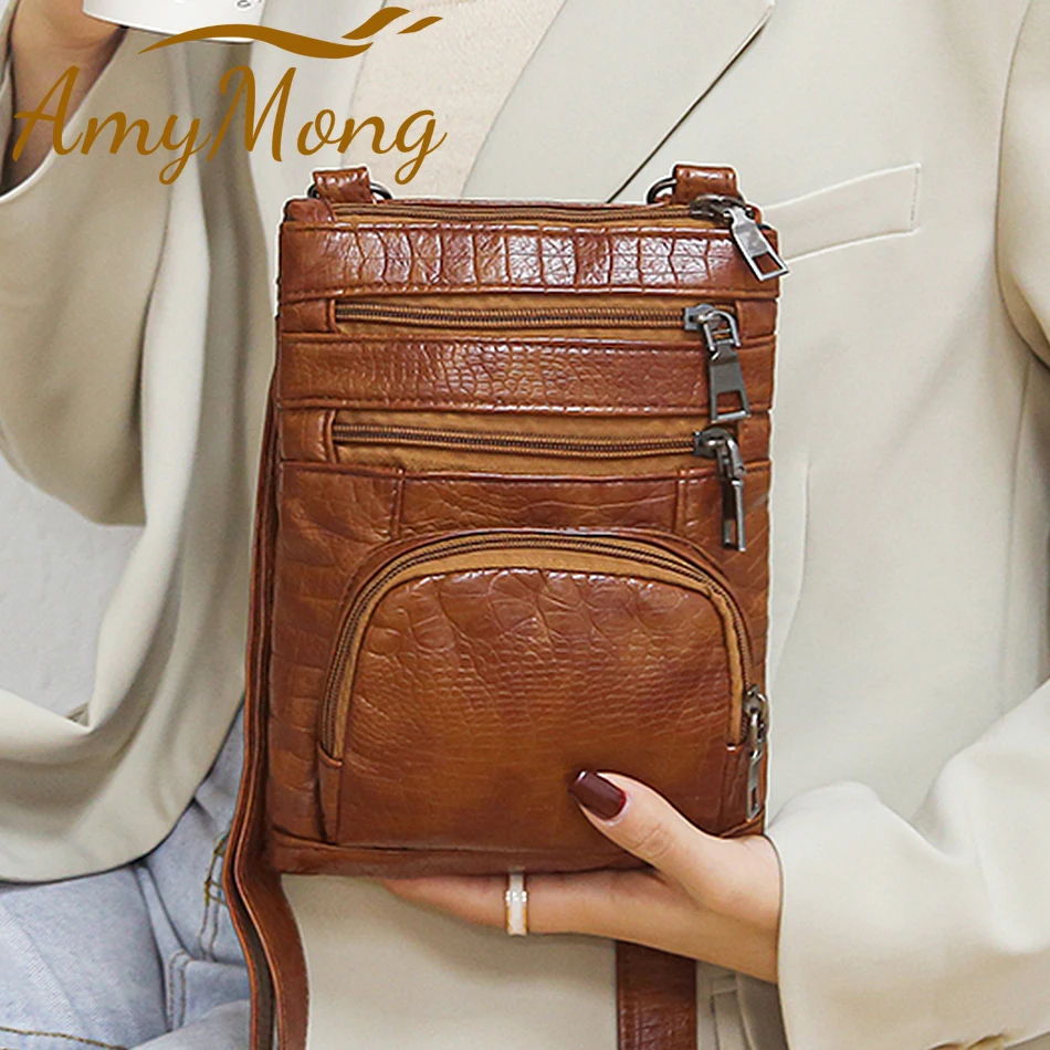 Borse a tracolla casual multitasche Borsa a mano con patta retrò da donna Borse Borsa a tracolla femminile Moda di lusso Sac A Main Bolsos - immagine 3