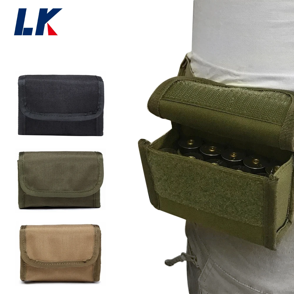 Tactical10RoundShotgunShotshellReloadHolderFor12Gauge20GMagazinePouchAmmoRound