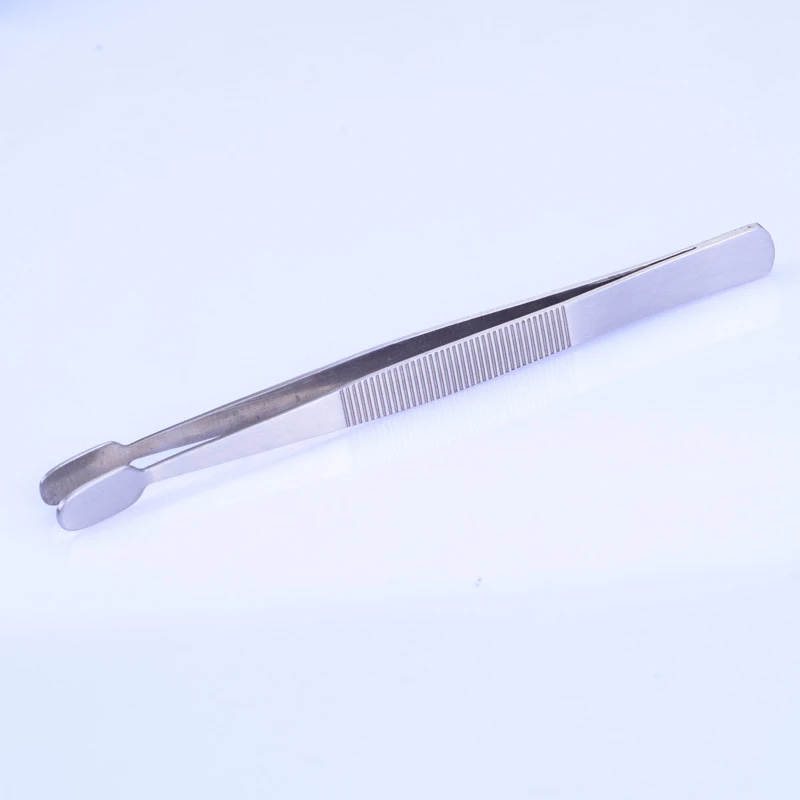 1~10PCS Stamp Tweezers Stainless Steel Philately Stamps Collector Tools Eyebrow Forceps Brazing Tweezers Tong