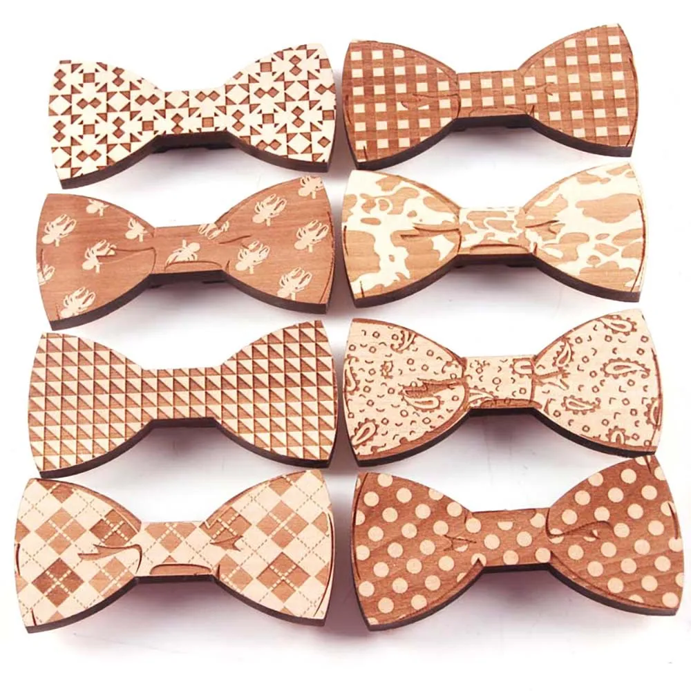 

Мужской деревянный галстук-бабочка с геометрическим рисунком, галстук-бабочка для свадебного костюма, рубашки, галстук-бабочка, женский и мужской галстук-бабочка, аксессуар в подарок