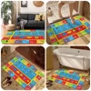 ABC Alphabet Numbers Shapes Children Bedroom Carpet,Educational Learning Fun Game Play Non-slip Boy Girl Area Rug Home Decor Mat 5