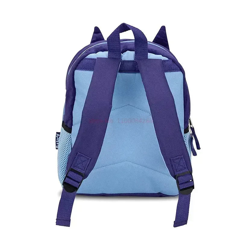 Bluey Dog Plush Backpack – Simple Oxford Cloth Schoolbag with Front Pocket, Early Education Preschool Bingo Dog Bag 6