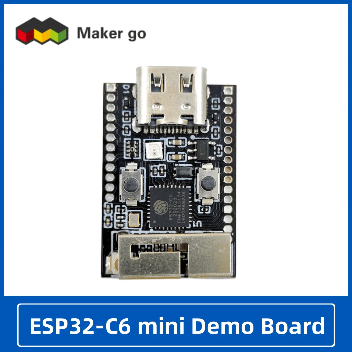 Placa de Desenvolvimento Baixo Custo de Energia Wi-fi e Bluetooth Chip de Modo Duplo Processador Xtensalx7 Embutido Esp32-c6