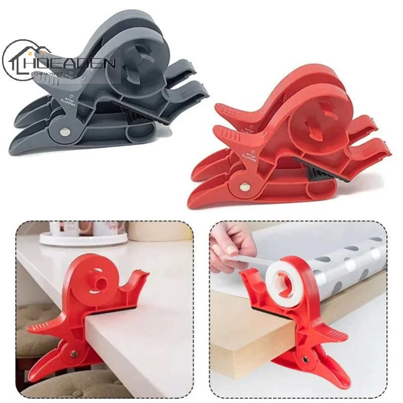 1PcWrapBuddiesTabletopWrapGiftWrapClipsWrappingToolTapeDispenserPaperRollHolder