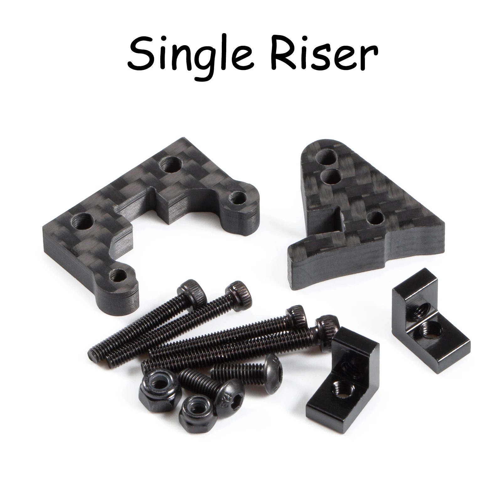 Adjustable Carbon Rear Axle Link Riser for Axial Capra F9