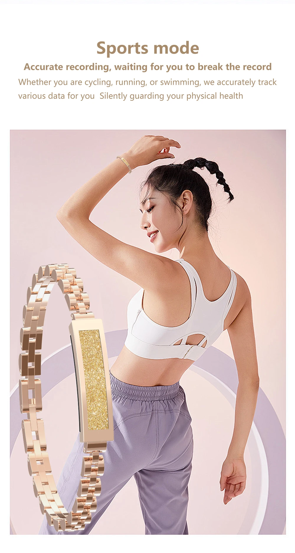 Lige smartband waterdicht sporthorloge met hartslagmeter_voghion.com