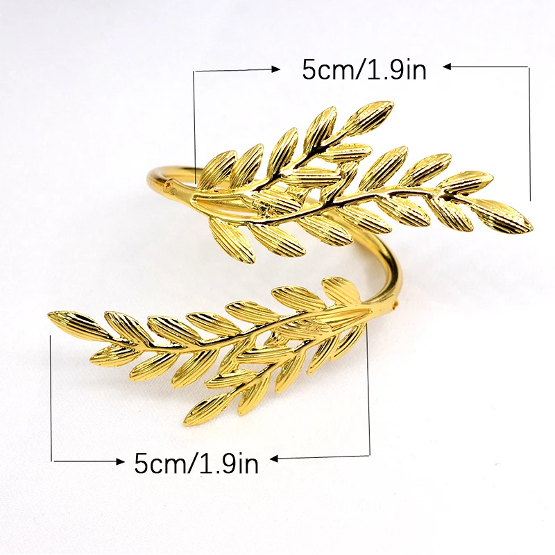 Gold Wheat Napkin Rings Metal Leaf Napkin Holder for Harvest Festival Fall Thanksgiving Dinner Party Table Decoration with napkin ring