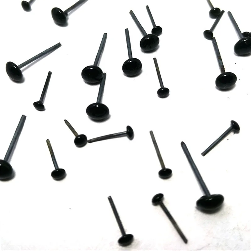 100Pcs 2m/6m/8m/12m Wool Felt Handmade DIY Needle Insert Glass Simulation Doll Eye Toy Dough Sculpture Food Carv Accessories Toy 5