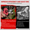 ONEVAN 30mm Brushless Electric Pruning Shear 4 Gears Cordless Rechargeable Tree Branches Pruning Tool For Makita 18V Battery 5