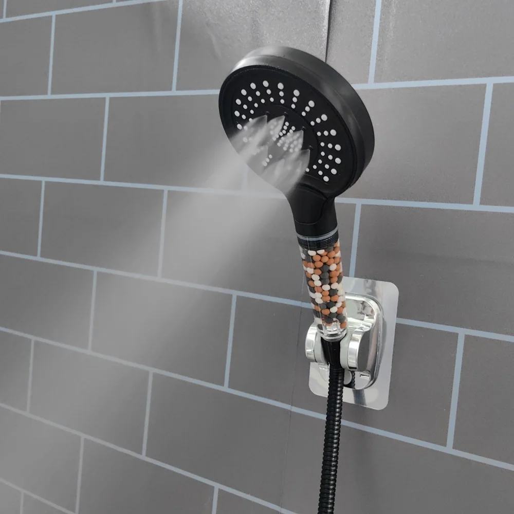 3 Modes SPA Shower Head Water Saving Rainfall Anion Filter Big Flow Shower Bathroom Accessories shower head filter shower head