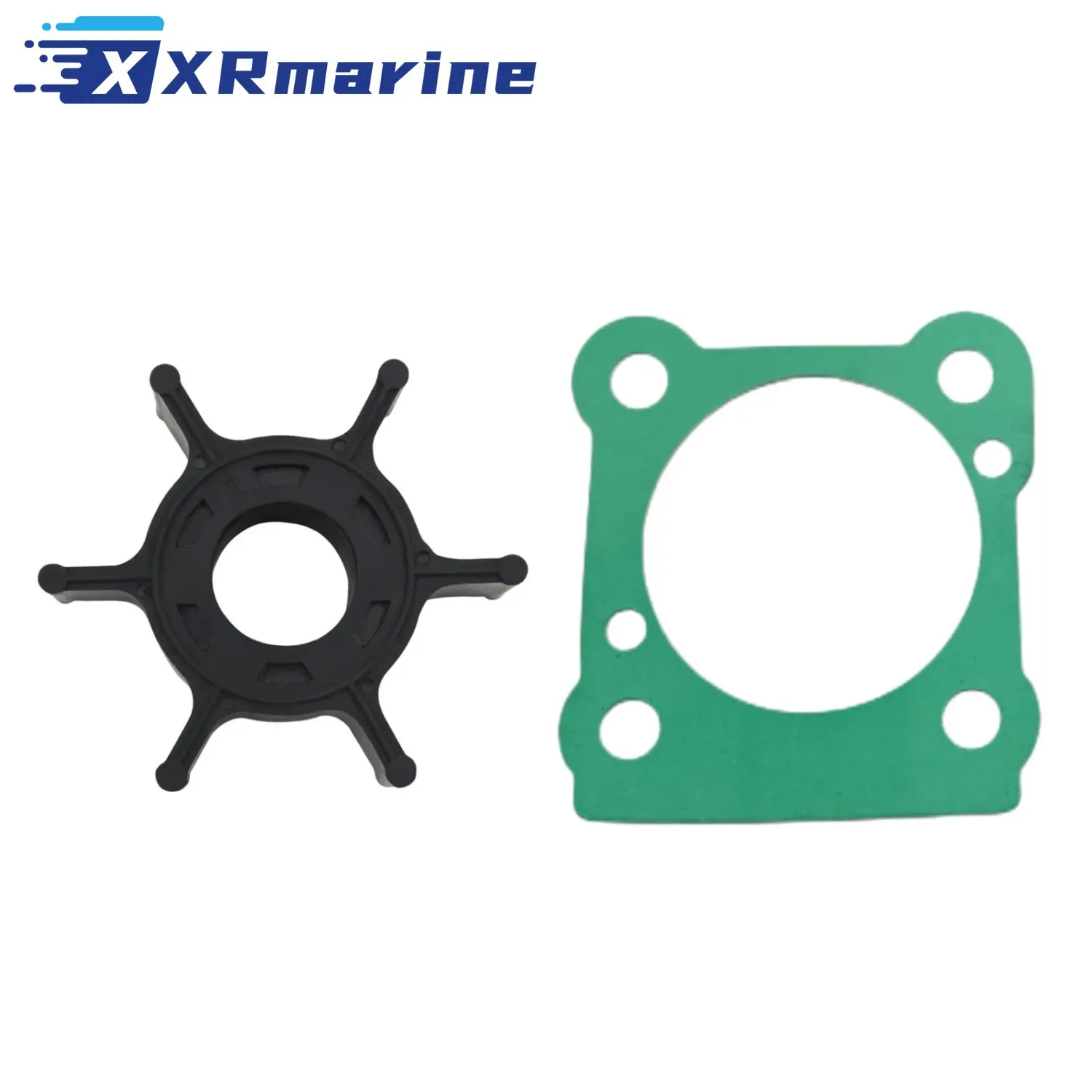 Water Pump Impeller & Gasket for Yamaha Outboard 6HP 8Hp 2 stroke Motor