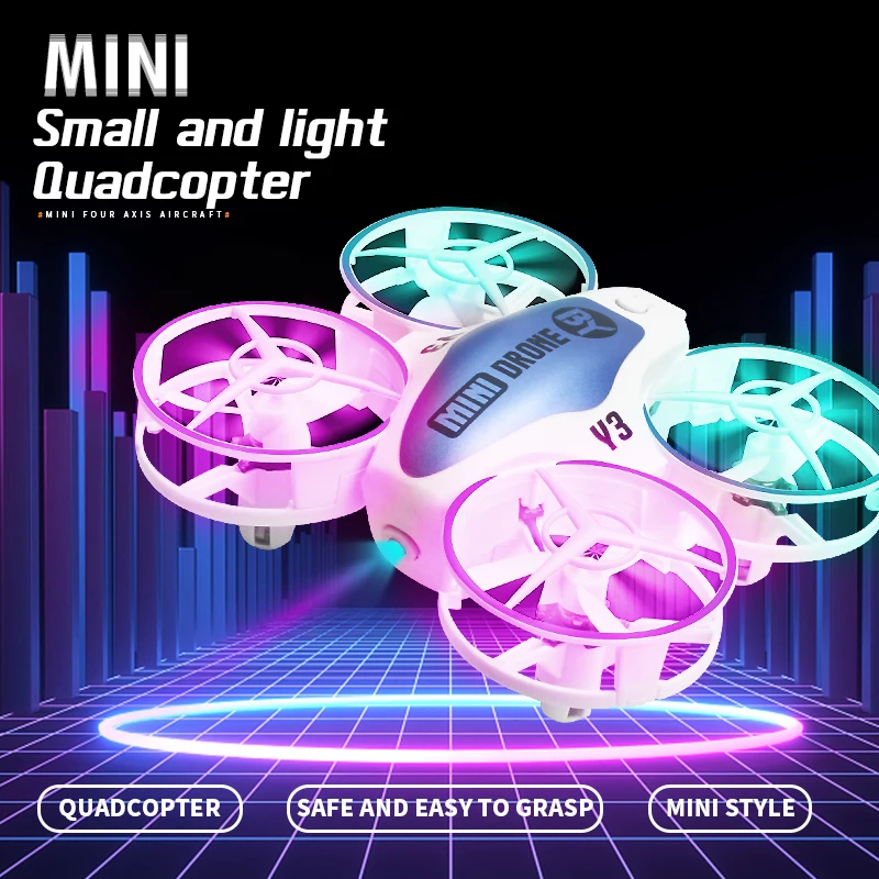 2.4G 미니 UFO RC 드론 LED 조명, 4 축 리모컨 항공기 헬리콥터 드론..