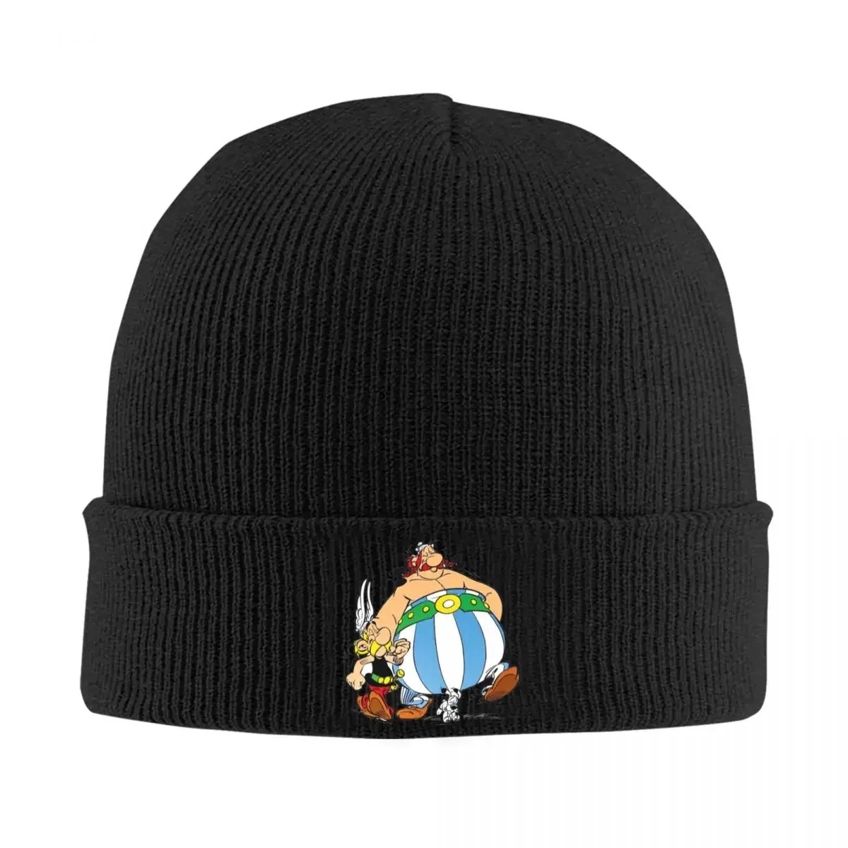 Obelix And Dogmatix Asterix Cartoon Knitted Bonnet Caps Fashion Keep Warm Hats