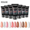 ROSALIND Poly UV Nail Gel 15ml/30ml Pure Color Acrylic Extension Builder Vernis Semi Permanent Crystal Quick Nail Gel Art Design 1