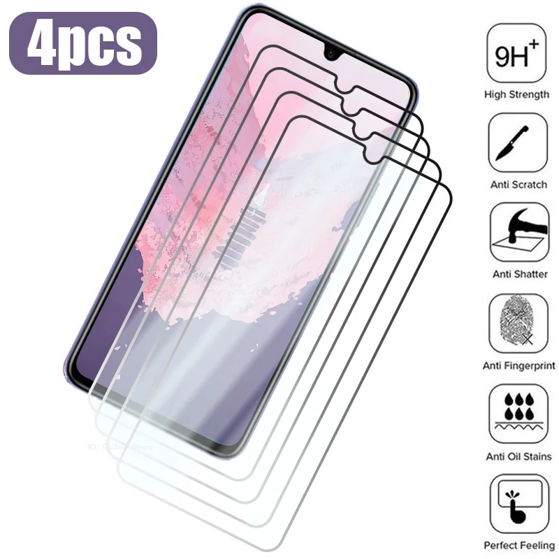 

4Pcs Protective Glass For Honor X8 X7 8A 9A 8C 9C Screen Protector on Huawei Honor 50 30 10 Lite 20 Pro 8X 9X 10i 20i 30i glass