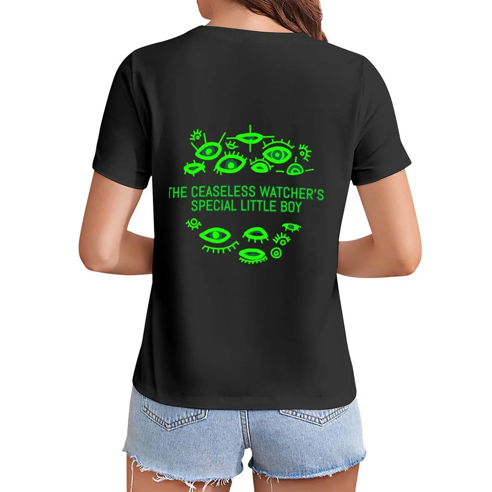

The Ceaseless Watcher's Special Little Boy- MAG - All Seeing Eyes T-Shirt summer clothes Blouse workout shirts for Women