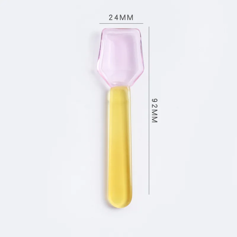 Icecream Glass Bowl Spoon Suit Dessert Salad  Yoghurt Bowl Tableware Soup Bowl Heat Resistant GlassMicrowave Oven Bakware