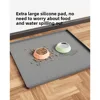 Pet Cat and Dog Silicone Placemat Pet Mat Anti-spill and Waterproof Pet Feeding Mat Easy To Clean