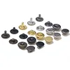 100-500Set Wholesale 6mm Mini Metal Press Studs Sew Button Snap Fasteners Make Doll Clothes Leather DIY Bag Shoes Garment Supply 3