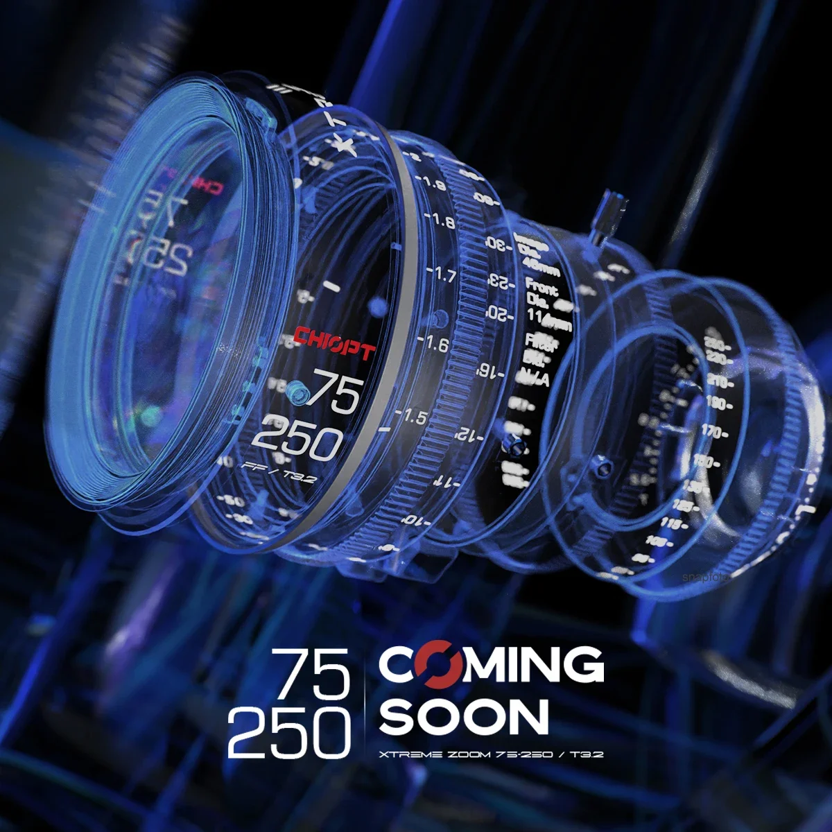 CHIOPT EXTREMER ZOOM-XTREME 28-85mm/T3.2-T22 풀프레임 줌 필름 렌즈 (PL 마운트) PL/EF/E ℡ MouΧnt