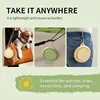 Silicone Dog Food Water Bowl Collapsible 2 In 1 Pet Dispenser Outdoor Travel Dog Cat With Carabiner Bottle Food Water Container 4