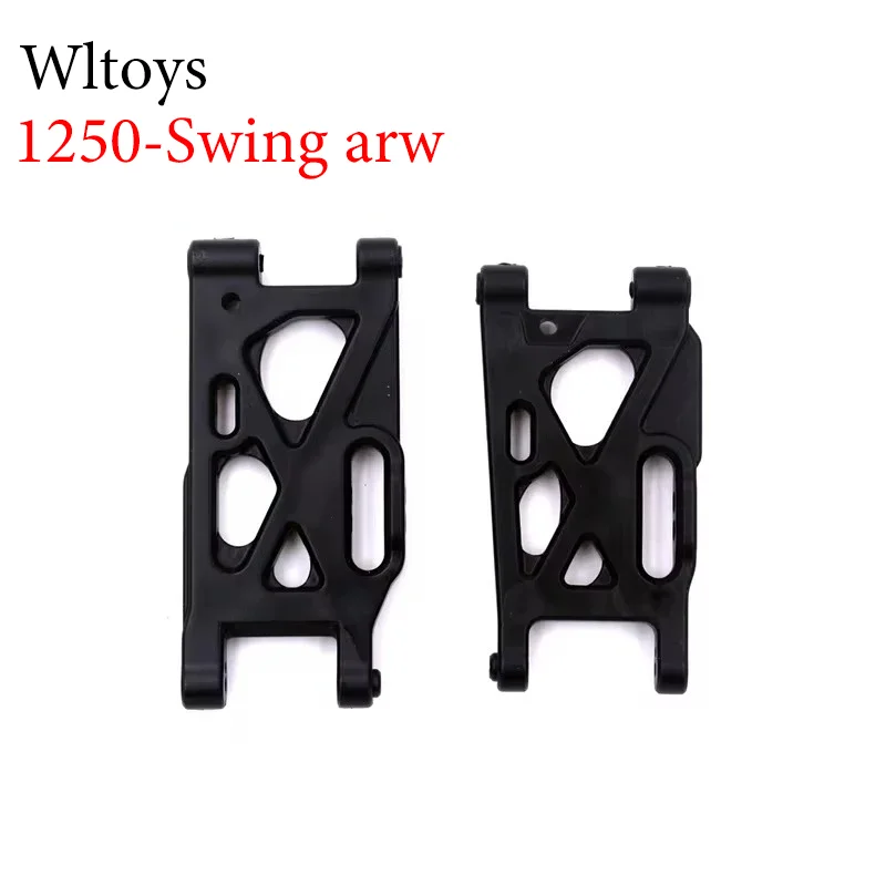 Châssis de buggy RC Wltoys avec vis et accessoires de fixation, vue éclatée