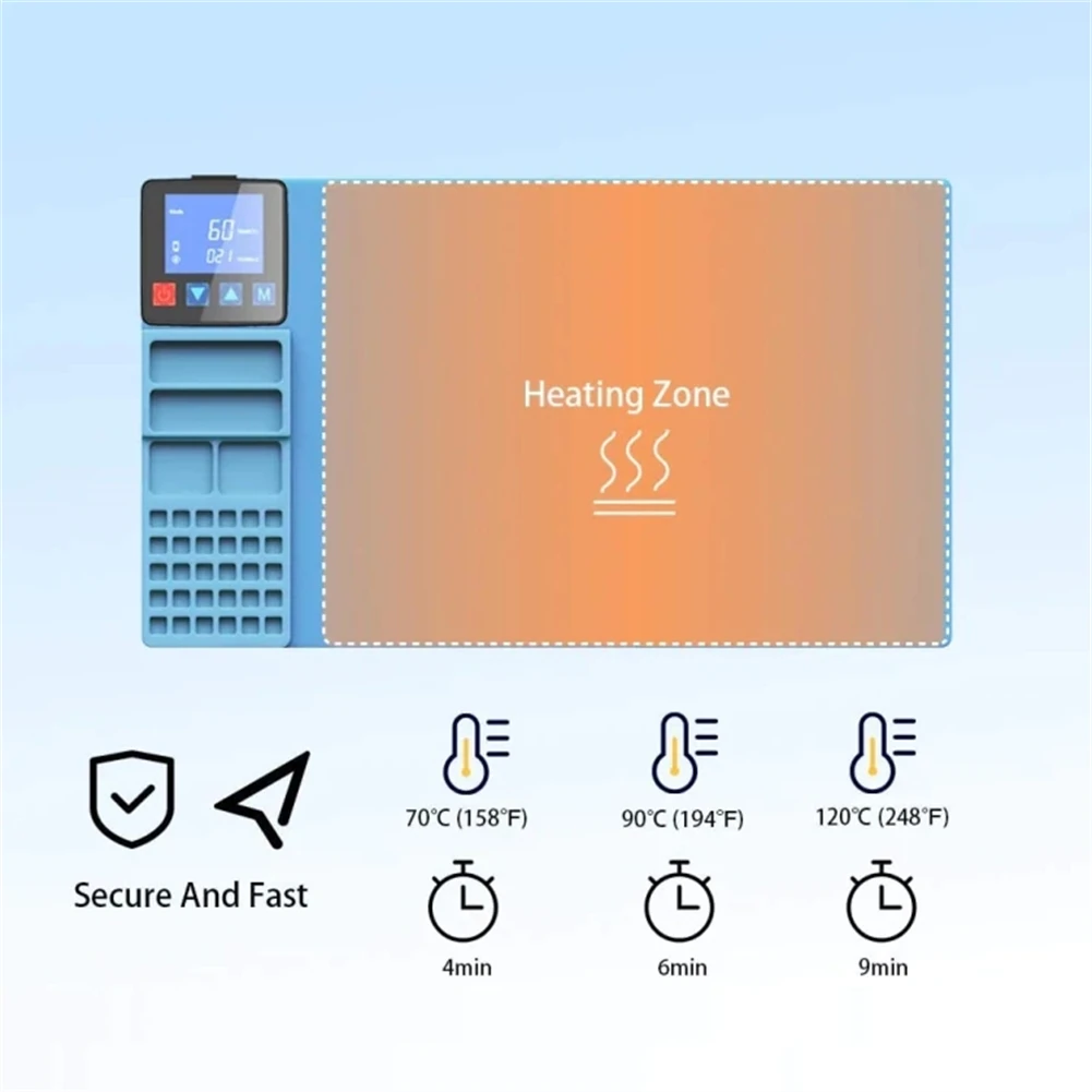 CPB CP320 CP300 Heating Silicone Pad LCD Assembly Opening Machine For Ipad Tablet Iphone Samsung Mobile Phone Screen Separator