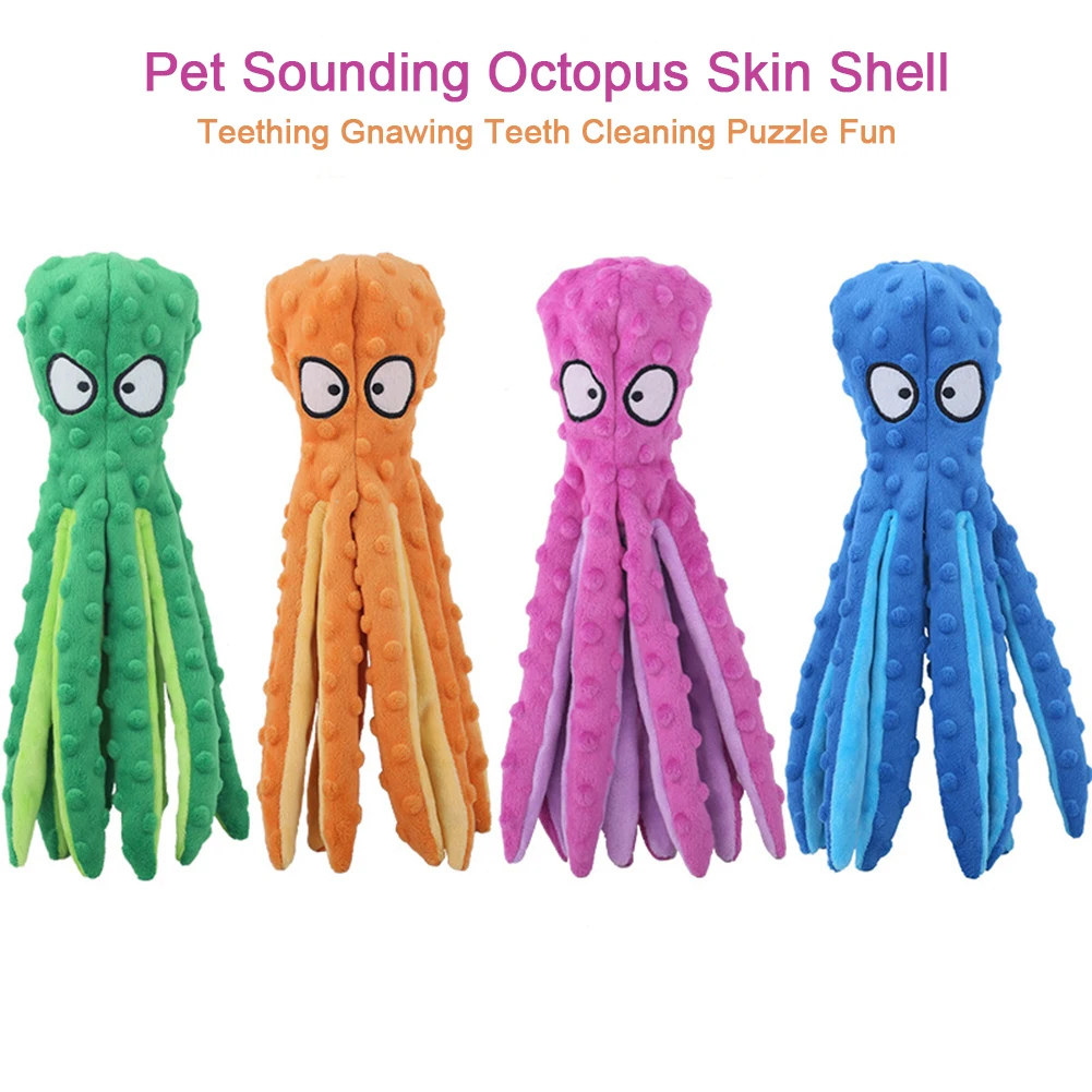 2Pcs Dog Enrichment Toys Octopus Dog Toys Dog Snuffle Toy For Helping Pets Eat Slowly Dog Puzzle Game Interactive Toys Chew Toys