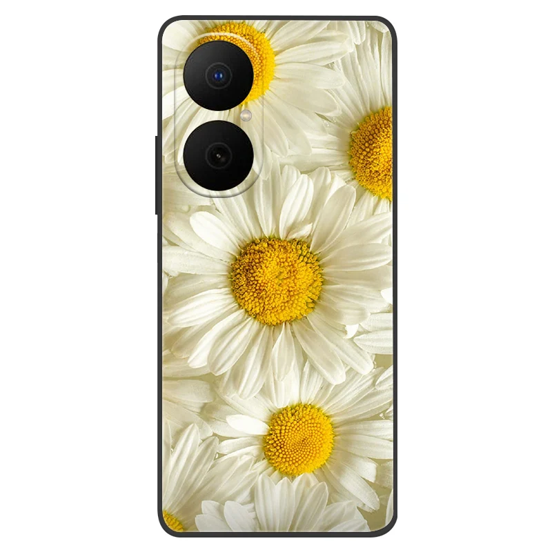 Shockproof Flower Astronaut Soft Silicone Phone Case Bumper Cover