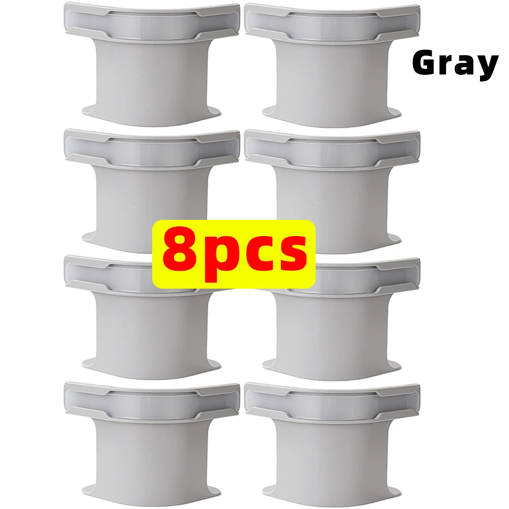 Gray- 8pcs