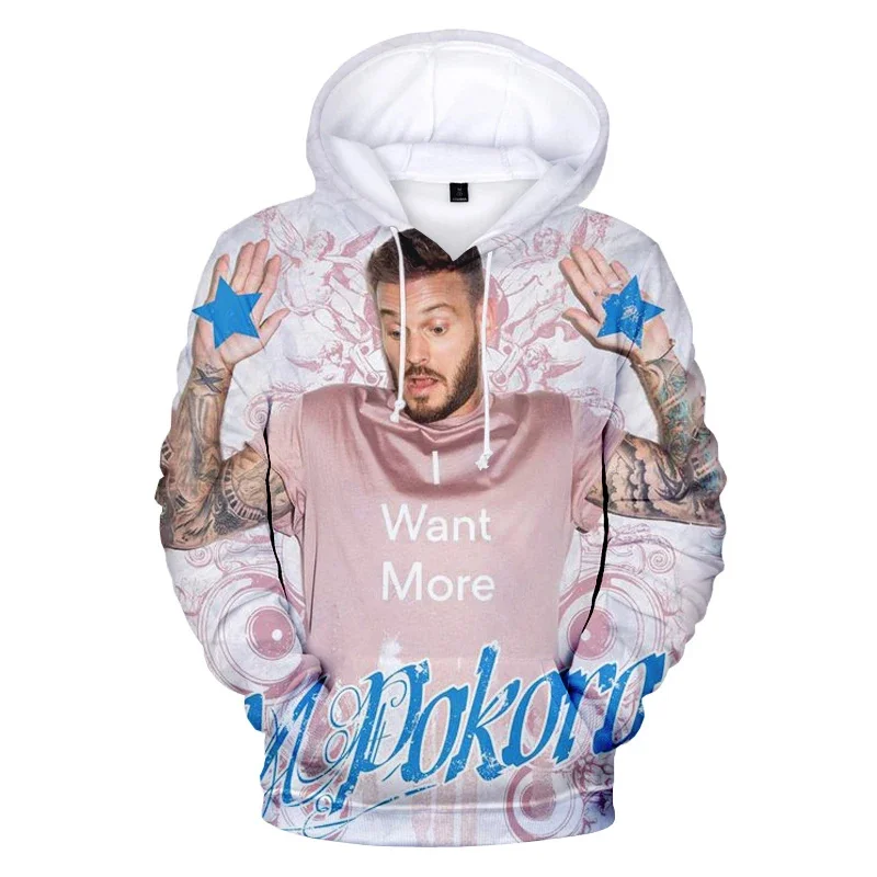 

French Singer Matt Pokora 3D Printed Hoodies For Men Clothing Casual Streetwear Women Sweatshirts Winter Pullovers Tracksuit Top