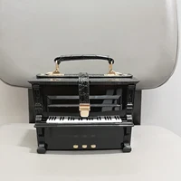 Sacs à main et sacs à main de luxe pour femmes, sac à bandoulière en forme de piano, sacs faits à la main, sacoche, sac de banquet 5