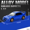 1:32 JDM Subaru Impreza STI WRX Alloy Car Model Sound and Light Pull Back Children's Toy Collectibles Birthday gift 2