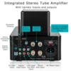 Juson Audio JTA35 Hybrid Tube Amplifier Valve Receiver Phono Preamp USB DAC In Headphone Subwoofer Out 70 Watts Amplifier 2