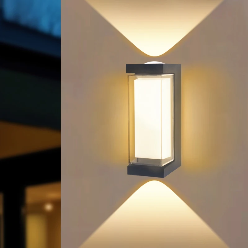 Outdoor Wall Light Waterproof Led Outdoor Lighting Porch Lights Balcony Garden Lights Bedroom Living Room Home Decor Lighting
