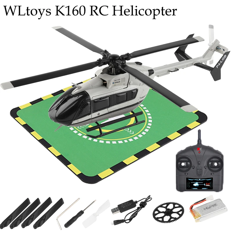 WLtoys K160 Hélicoptère RC EC-145 Brushless 2.4GHz 4CH