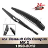 Wiper 12" Rear Wiper Blade & Arm Set Kit For Renault Clio Campus MK 2 1998-2012 Windshield Windscreen Rear Window (NOT MK3) 1
