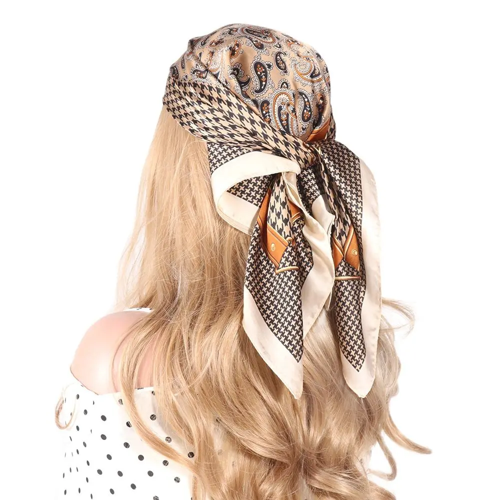 2022 Fashion Head Scarf Women Luxury Summer Neck Hair Decorate