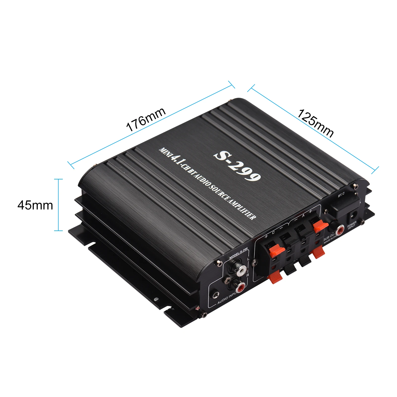 Amazon.co.jp: アンプ S-299 デジタルパワーアンプ 4.1