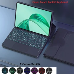 Versatile Tablet Case with Detachable Bluetooth Keyboard - Spanish (Black Backlit 3)