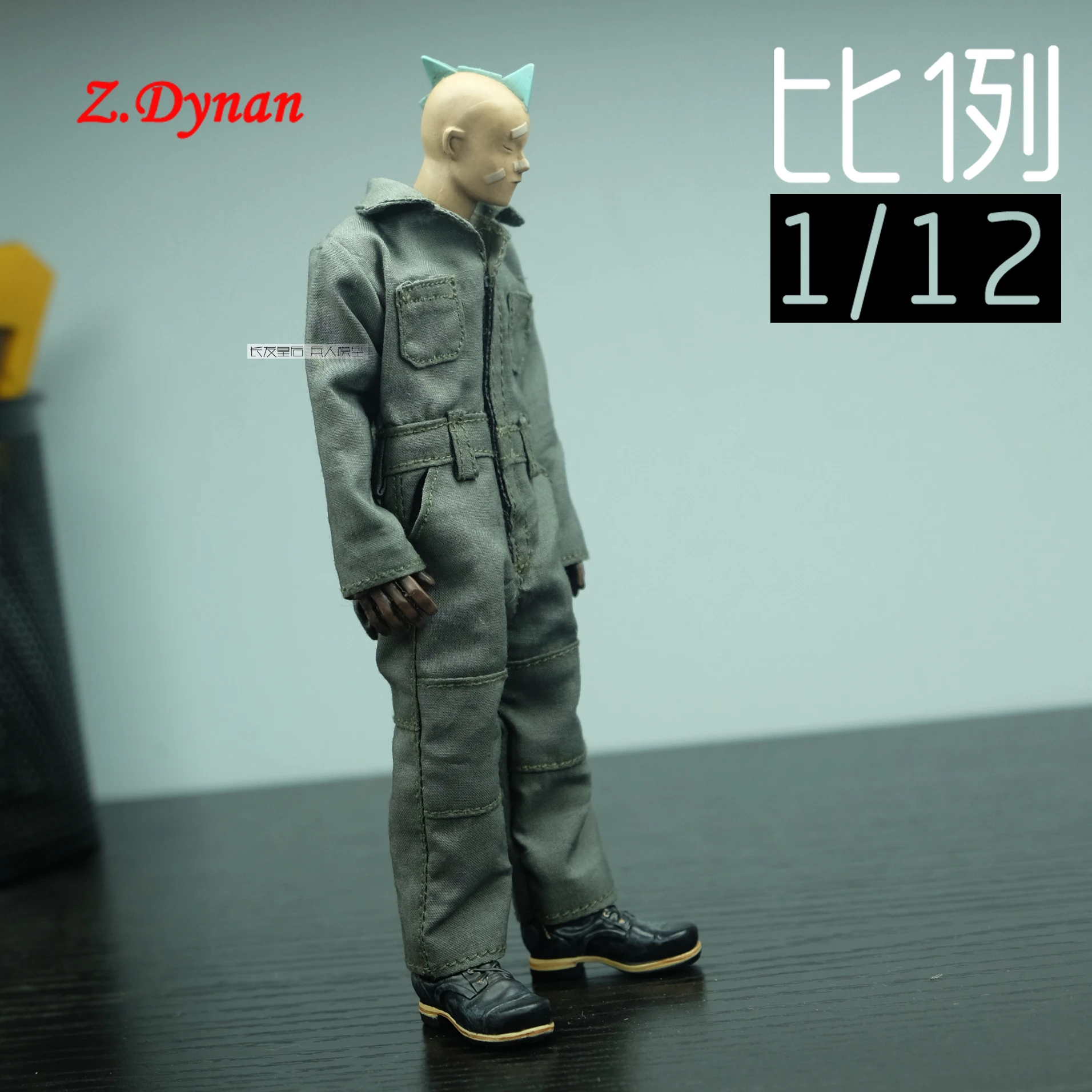 

1/12 Army Green Bodysuit Male Soldier Loose Overalls for 3A DAM Toys Male Action Figure Doll Clothes