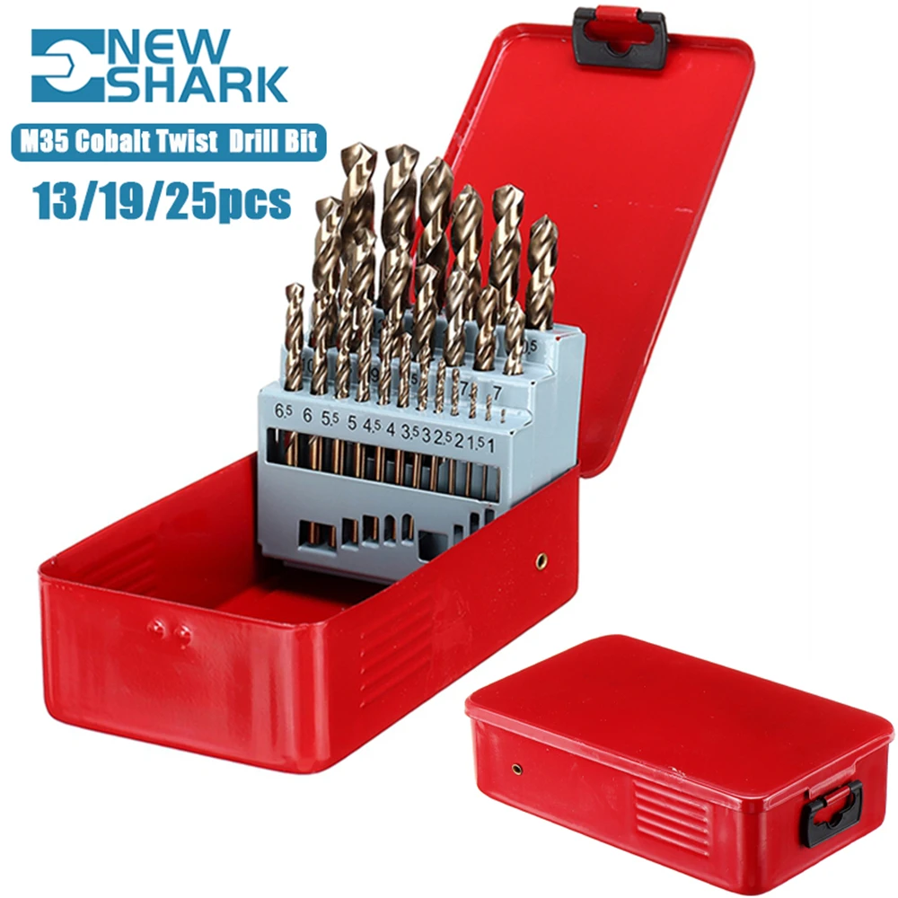 M35 Cobalto Twist Drill Bit Set Di Trapani Per Perforatore In Metallo Hss Titanium Coated Hard Carbide Drilling Utensili Per La Lavorazione Del Legno 