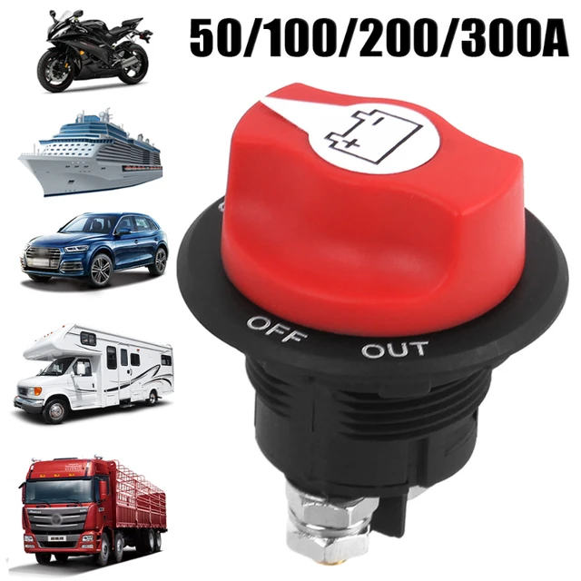 Isolateur de batterie 12V, interrupteur marche/arrêt pour voiture, bateau,  camion RL - AliExpress