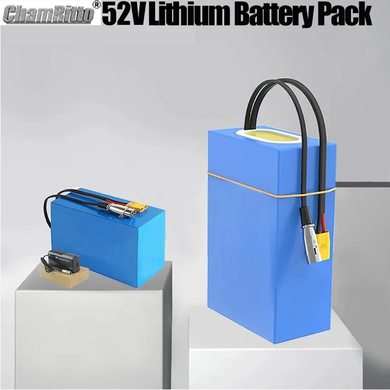 Electric bicycle 52V 2000W chamrider battery 52V 20ah 25ah 30ah 35ah 40ah 50ah Electric vehicle 1500W 1000W 750W Lithium Battery