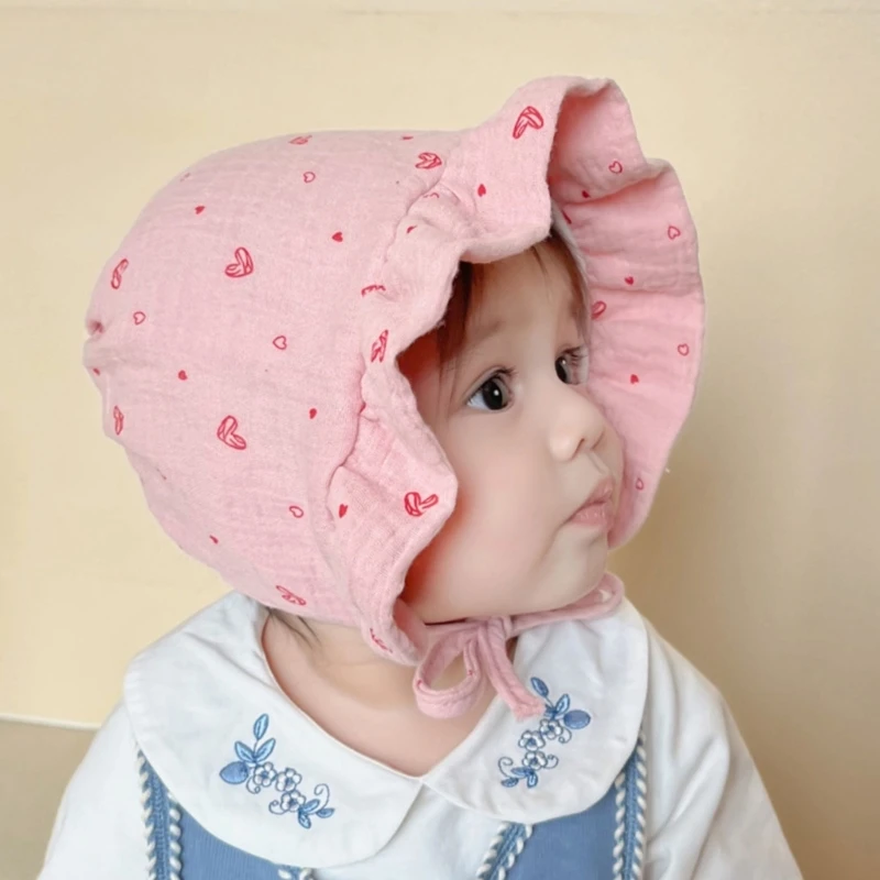 

Lace Court Hat for Baby Cute & Elegant Sun Protections Cap for Newborns Stylish Lace Sun Hat for Kids for Autumn Spring