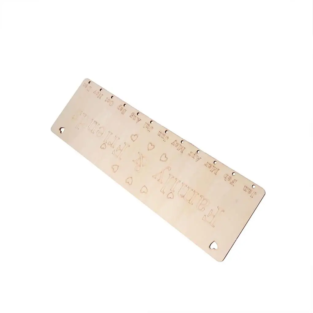 Birthday Reminder Calendar Wooden Wall Calendar for Birthday & Events Reminder